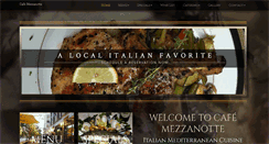 Desktop Screenshot of cafemezzanotte.net